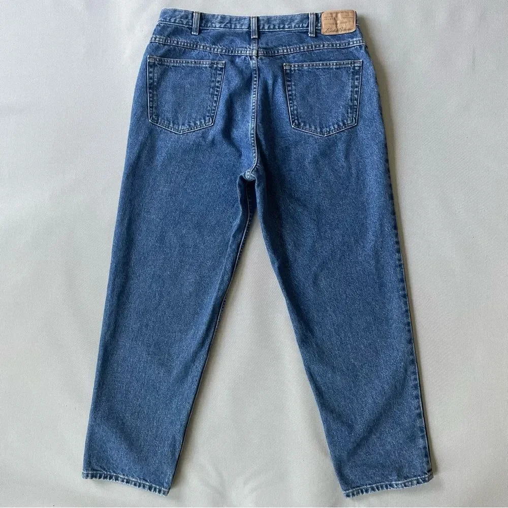 Vintage 90’s Eddie Bauer Denim Relaxed Fit Denim Jeans Men’s Size 38x30